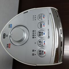 コイズミ 送風機能付ファンヒーター <ホット&クール ハイタワーファン> ホワイト KHF-1241/Wの画像