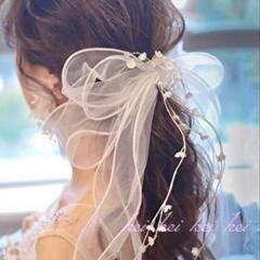 リボンヘアアクセサリー
