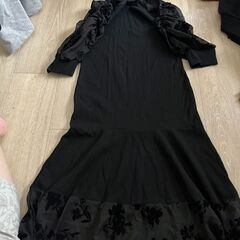 レース系のワンピース黒系⑬Lサイズ