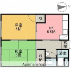 松山市東長戸 潮見マンション104号 2DK【3.7万円】ペット可、インターネット無料、ケーブルＴＶ無料、入居者特典あります！ - 不動産
