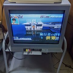 ★東芝ブラウン管21インチテレビ 地デジOK★テレビ台も