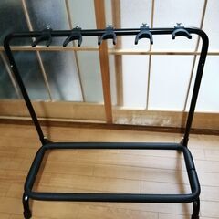 ギタースタンド　5本用　ほぼ未使用