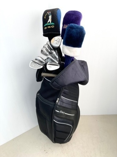 ◆TourStage ドライバー ＋Tsuruya  AXEL アイアン 等◆ゴルフクラブ 13本セット＋ 美品 Fitway キャディバッグ付き