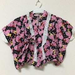 【新品】浴衣　へこ帯付き　サイズ90  ワンピースタイプの画像