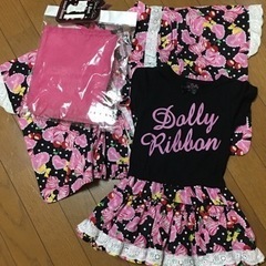【新品】浴衣　へこ帯付き　サイズ90  ワンピースタイプ