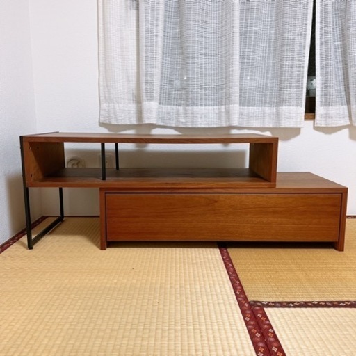 ダークブラウン　アイアン　テレビ台