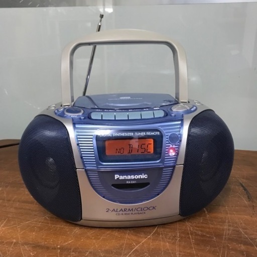 取引場所 南観音 ロ2207-122 Panasonic CDラジカセ RX-DX1 2008年製