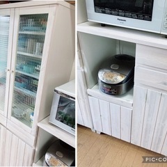 ウッドワン風　食器棚、レンジ台　決まりました！