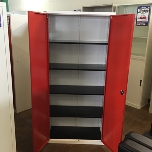 JG-1 【オフィス家具専門店】両開き書庫です！　R4.7/4時点で在庫数2点あり