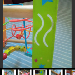 30cm四方の大きいルーピング！上下逆さまに置けるの画像