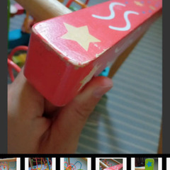 30cm四方の大きいルーピング！上下逆さまに置けるの画像