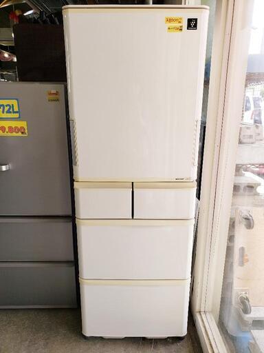 【シャープ】5ドア冷蔵庫 384L 2013年製/3ヶ月保証 [クリーニング済・配送可] 管理番号80407