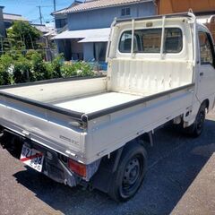 税金6000円 4No 車検満タン＋名義変更コミ スーパーチャージャー 4WD 5速 スバル サンバー トラック TC 地デジ ナビ DVD 好調 美車の画像