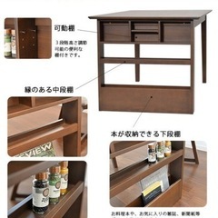 【9/18に締切】ダイニングテーブルセット　100cm幅　回転イス　2人用の画像