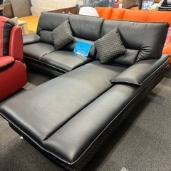 カウチソファー 大川家具 クッション付き