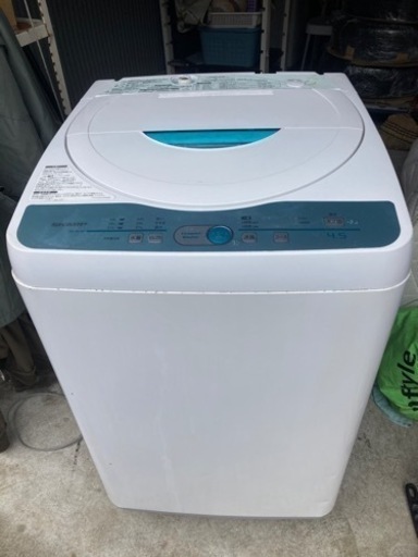 sharp 4.5kg洗濯機