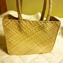 籐のバッグ（この商品は他の割引対象外の商品複数同時購入で無料にします）の画像