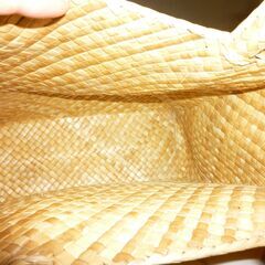 籐のバッグ（この商品は他の割引対象外の商品複数同時購入で無料にします）の画像