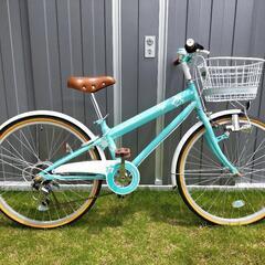 自転車（ジュニア用）　ヘルメット付の画像