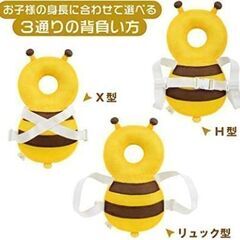 赤ちゃん　ベビー　転倒防止　リュック　ヘッドガード　怪我防止　頭　保護の画像