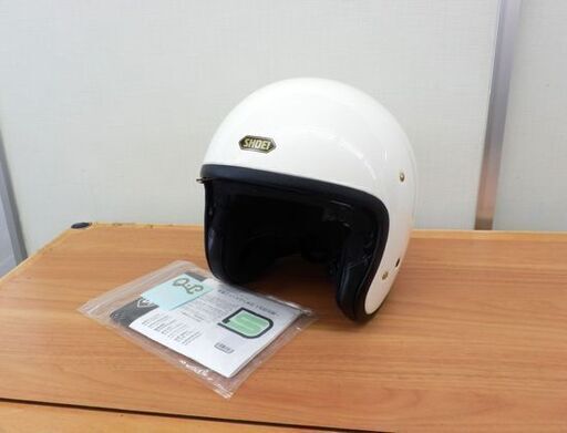 SHOEI ヘルメット J・O オフホワイト ショウエイ J.O Lサイズ 59cm 2019年製 日本製 札幌 西野