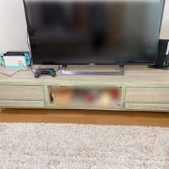 【お値下げ】引き出し付きテレビボードの画像