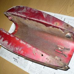 YAMAHA H3C タンク 修理ベース ヤマハ YB90の画像