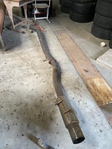 er34 4枚ドア　スカイライン　社外マフラー