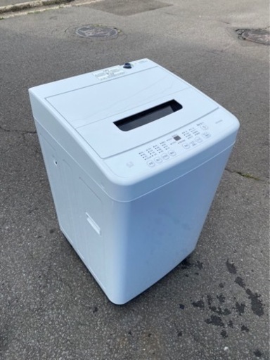 美品　アイリスオーヤマ】全自動洗濯機 4.5㎏ IAW-T451 2021年 ステンレス槽 チャイルドロック 槽洗浄 槽乾燥 万代店