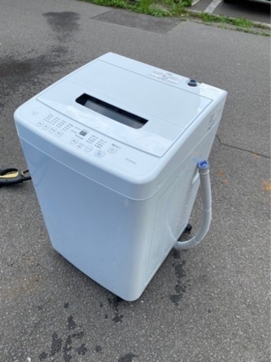 美品　アイリスオーヤマ】全自動洗濯機 4.5㎏ IAW-T451 2021年 ステンレス槽 チャイルドロック 槽洗浄 槽乾燥 万代店