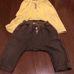 ベビー　カエルパンツ　70センチ　色違い