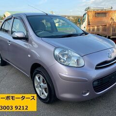 ☆　日産マーチ　四駆車　AT　平成22年　100,855km　ピ...