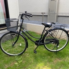 ママチャリ　黒 26インチ 黒ママチャリ ✨美品✨