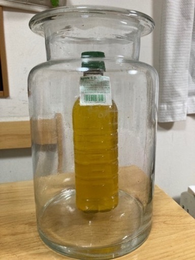 レトロ　ガラス　瓶　大型