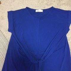 鮮やかなブルー ワンピース チュニック