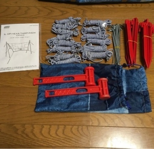 Coleman×モンロコラボ　インディゴレーベル　テント&タープセット