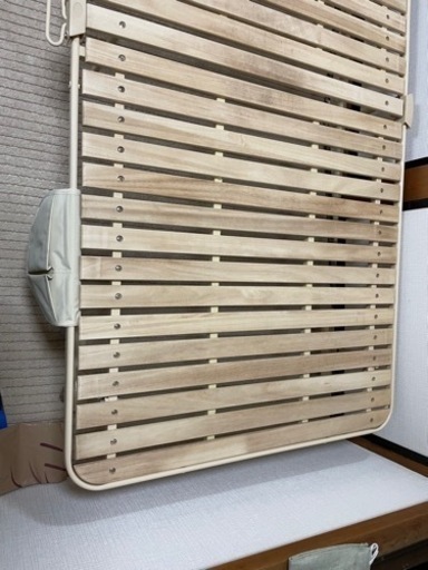 折りたたみベッド　すのこ　シングル