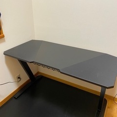 ゲーミングデスク 黒 タンスのゲン