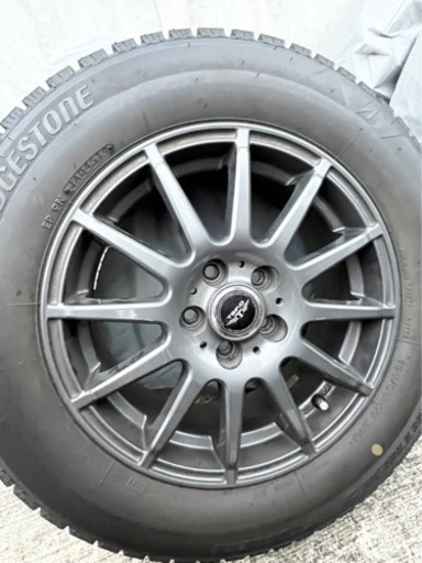 アルミ付き(WEDS TEAD)スタッドレス(BRIDGESTONE)４本セット