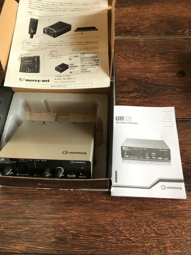 USBオーディオインターフェイスur12 コンデンサーマイクセット
