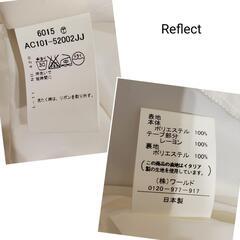 【追加写真】イタリア製素材 Reflect 半袖 プリントワンピース 赤 レッド M 新品の画像