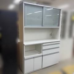 J1345 松田家具 食器棚 キッチンボード キッチン収納 140cmキッチンボード クリーニング済み