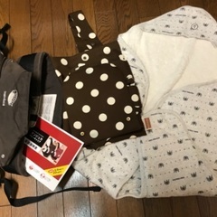 【引渡し日決定】抱っこ紐・おんぶ紐・おくるみ　3点まとめて