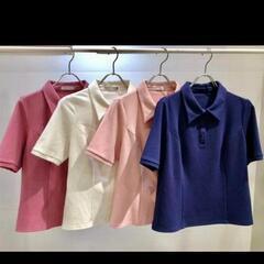 OverE　96 ピーチピンク　ポロシャツの画像