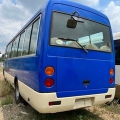 廃バス　三菱　ローザ　倉庫　物置　税込 ■0200■の画像