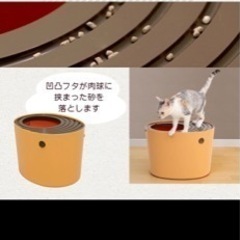 上から猫トイレプチとレギュラー2個セットの画像