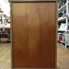 レトロ 食器棚 サイドボード 幅59.5×奥34×高90cm キャビネット 小型 カントリー調 家具 札幌市 厚別区の画像