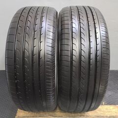 YOKOHAMA BluEarth RV-02 225/50R18 18インチ 夏タイヤ 2本 2017年製 バリ溝 C-HR エスティマ ヴェゼル等　(VTL583)クレジットカード QRコード決済可能