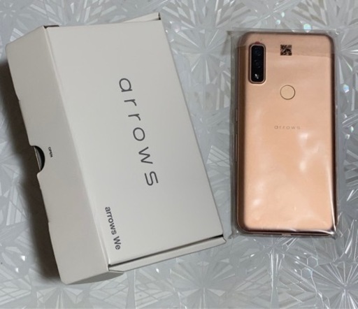 新品未使用品 ローズゴールド スマホ♪
