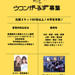 未経験大歓迎！神出鬼没のウコンガール！学生大活躍！の画像